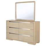 Ladera 6-drawer Bedroom Dresser and Mirror Light Elm | Beige | Light Elm | 225083M