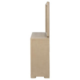 Ladera 6-drawer Bedroom Dresser and Mirror Light Elm | Beige | Light Elm | 225083M