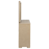 Ladera 6-drawer Bedroom Dresser and Mirror Light Elm | Beige | Light Elm | 225083M