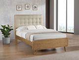 Robyn Wood Platform Bed Light Ash