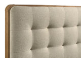 Robyn Wood Eastern King Platform Bed Light Ash | Beige | Light Ash | 225091KE