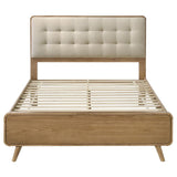 Robyn Wood California King Platform Bed Light Ash | Beige | Light Ash | 225091KW