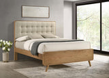 Robyn Wood Queen Platform Bed Light Ash | Beige | Light Ash | 225091Q