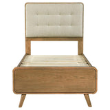 Robyn Wood Twin Platform Bed Light Ash | Twin | Beige | Light Ash | 225091T
