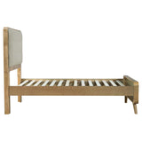 Robyn Wood Twin Platform Bed Light Ash | Twin | Beige | Light Ash | 225091T