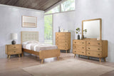 Robyn Wood Twin Platform Bed Light Ash | Twin | Beige | Light Ash | 225091T