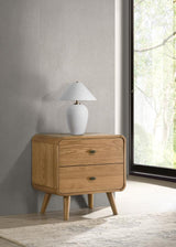 Robyn 2-drawer Nightstand Bedside Table Light Ash | Beige | Light Ash | 225092