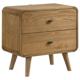 Robyn 2-drawer Nightstand Bedside Table Light Ash | Beige | Light Ash | 225092
