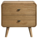 Robyn 2-drawer Nightstand Bedside Table Light Ash | Beige | Light Ash | 225092