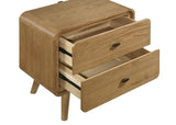 Robyn 2-drawer Nightstand Bedside Table Light Ash | Beige | Light Ash | 225092