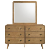 Robyn 6-drawer Bedroom Dresser and Mirror Light Ash | Brown | Light Ash | 225093M