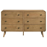Robyn 6-drawer Bedroom Dresser Light Ash | Beige | Light Ash | 225093