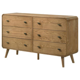 Robyn 6-drawer Bedroom Dresser Light Ash | Beige | Light Ash | 225093