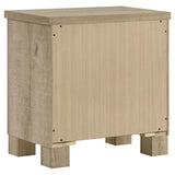 Oakglen 2-drawer Nightstand Bedside Table Weathered Oak | Beige | Weathered Oak | 225102