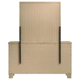 Oakglen 6-drawer Bedroom Dresser and Mirror Weathered Oak | Beige | Weathered Oak | 225103M
