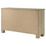Oakglen 6-drawer Bedroom Dresser Weathered Oak | Beige | Weathered Oak | 225103