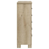 Oakglen 5-drawer Bedroom Chest of Drawers Weathered Oak | King | Beige | Weathered Oak | 225105
