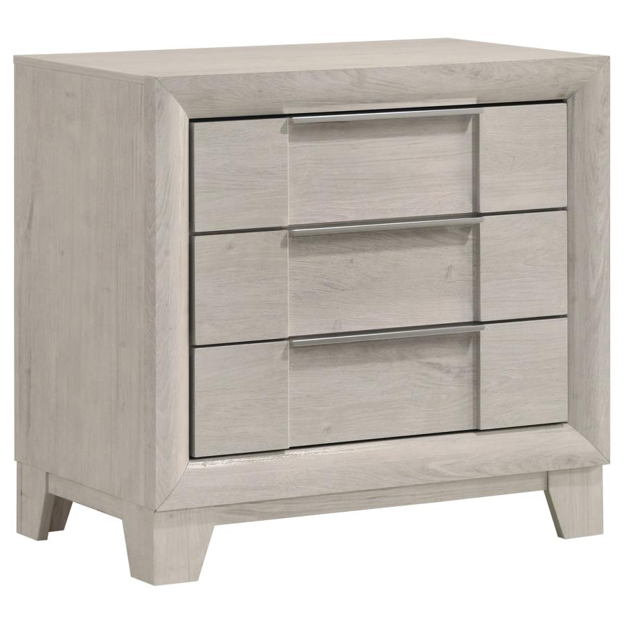 Farre 2-drawer Nightstand Bedside Table Washed Grey | Grey | Washed Grey | 225112