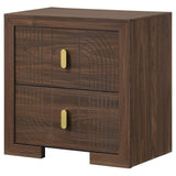 Etienne 2-drawer Nightstand Bedside Table Walnut | Brown | Walnut | 225122