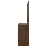 Etienne 6-drawer Dresser with Mirror Walnut | Brown | Walnut | 225123M