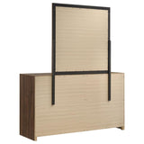 Etienne 6-drawer Dresser with Mirror Walnut | Brown | Walnut | 225123M