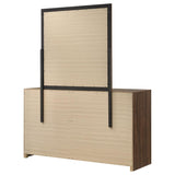Etienne 6-drawer Dresser with Mirror Walnut | Brown | Walnut | 225123M