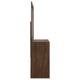 Etienne 6-drawer Dresser with Mirror Walnut | Brown | Walnut | 225123M