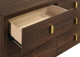 Etienne 6-drawer Bedroom Dresser Walnut | Brown | Walnut | 225123