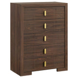 Etienne 5-drawer Bedroom Chest of Drawers Walnut | Brown | Walnut | 225125