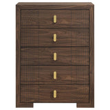 Etienne 5-drawer Bedroom Chest of Drawers Walnut | Brown | Walnut | 225125