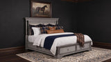 Cresswell Upholstered Storage Platform Bed Weathered Taupe