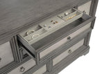 Cresswell 5-piece California King Storage Bedroom Set Taupe | Beige | Weathered Taupe / Weathered Tan | 225140KW-S5