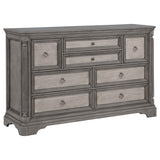 Cresswell 5-piece Queen Storage Bedroom Set Weathered Taupe | Beige | Weathered Taupe / Weathered Tan | 225140Q-S5