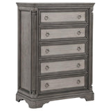 Cresswell 5-piece Queen Storage Bedroom Set Weathered Taupe | Beige | Weathered Taupe / Weathered Tan | 225140Q-S5