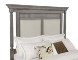 Cresswell Queen Upholstered Storage Platform Bed Weathered Taupe | Queen | Beige | Weathered Taupe / Weathered Tan | 225140Q