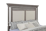 Cresswell Eastern King Upholstered Panel Bed Weathered Taupe | Beige | Weathered Taupe / Weathered Tan | 225141KE