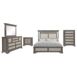 Cresswell 5-piece California King Bedroom Set Taupe | Beige | Weathered Taupe / Weathered Tan | 225141KW-S5