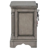 Cresswell 3-drawer Nightstand Bedside Table Weathered Taupe | Grey | Weathered Taupe / Weathered Tan | 225142