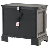 Cresswell 3-drawer Nightstand Bedside Table Weathered Taupe | Grey | Weathered Taupe / Weathered Tan | 225142