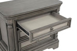 Cresswell 3-drawer Nightstand Bedside Table Weathered Taupe | Grey | Weathered Taupe / Weathered Tan | 225142
