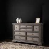 Cresswell 8-drawer Bedroom Dresser Weathered Taupe | Grey | Weathered Taupe / Weathered Tan | 225143