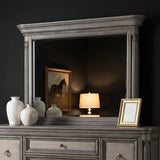 Cresswell Rectangular Dresser Mirror Weathered Taupe | Grey | Weathered Taupe | 225144