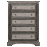 Cresswell 5-drawer Chest of Drawers Weathered Taupe | Grey | Weathered Taupe / Weathered Tan | 225145