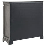 Cresswell 4-drawer Door Chest with Hidden Storage Weathered Taupe | Grey | Weathered Taupe / Weathered Tan | 225147