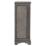 Cresswell 4-drawer Door Chest with Hidden Storage Weathered Taupe | Grey | Weathered Taupe / Weathered Tan | 225147
