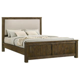 Doherty California King Linen Panel Bed Rustic Brown | California King | Brown | Rustic Golden Brown / Light Brown | 225161KW