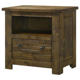 Doherty 1-drawer Nightstand Bedside Table Rustic Brown | Brown | Rustic Golden Brown | 225162