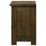 Doherty 1-drawer Nightstand Bedside Table Rustic Brown | Brown | Rustic Golden Brown | 225162