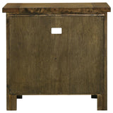 Doherty 1-drawer Nightstand Bedside Table Rustic Brown | Brown | Rustic Golden Brown | 225162