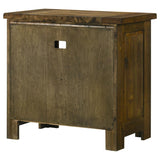 Doherty 1-drawer Nightstand Bedside Table Rustic Brown | Brown | Rustic Golden Brown | 225162
